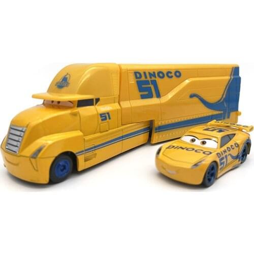 Disney Pixar 2 3 Toy Lightning McQueen Jackson Storm Cruz Mike Uncle Daniel truck Truck 1:55 Alloy Model Car Children Toy Gift