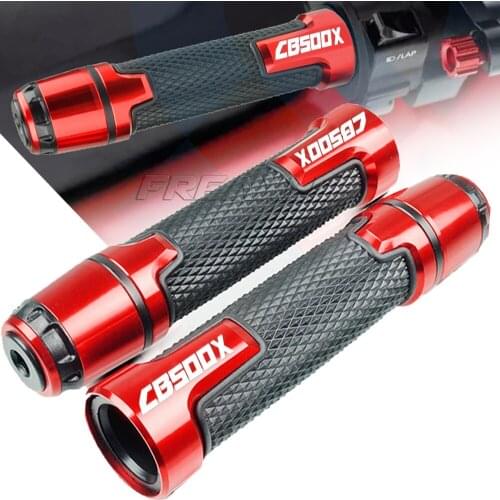 Motorcycle Universal 7/8"22mm Handlebar Grips Ends Handle Caps Hand Bar Plugs For HONDA CB500X 2013-2016 2017 2018 2019 2020