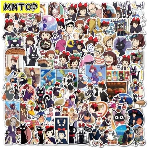 10/30/50Pcs/set Japanese Anime Kikis Delivery Service Graffiti Stickers For Refrigerator Motorcycle Laptop Notebook Luggage