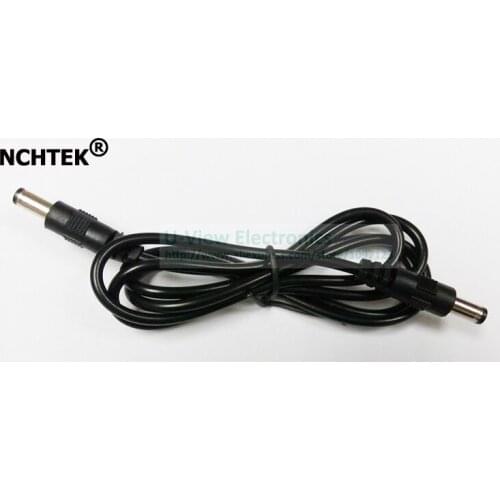 NCHTEK DC 12V Power 5.5x2.5mm Male to DC 5.5x2.5mm Male Plug M/M Extension Cable For CCTV About 1M/Free Shipping/20PCS
