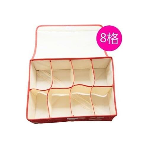 New Storage Box Oxford cloth 8 case received a box with cover 32.5*24*12CM Free shipping