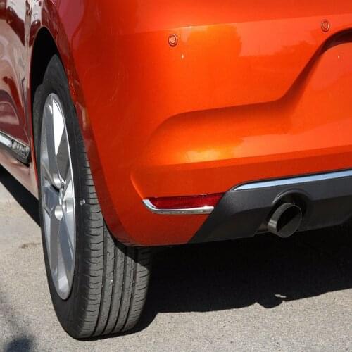 For Renault Clio 5 HB Reflector Lath 2 Piece 2019 and Post Modified Chromium Styling Accessories Car Exterior Trim Tunning