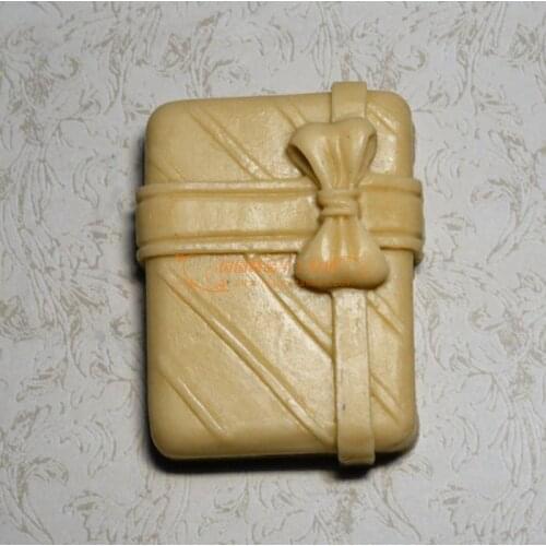 Gift Box Silicone Soap mold Handmade silicone 3d mould DIY Craft molds S182
