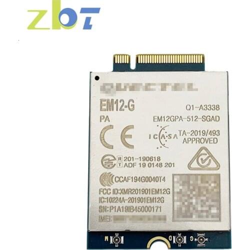 Quectel EM12-G CAT-12 LTE-A Pro 4G module 600Mbps downlink and 150Mbps uplink peak data rates EM12GPA-512-SGAD Router Chip