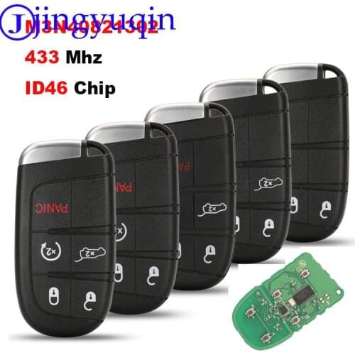 Jingyuqin 2/3/4/5 Button Smart Remote Key M3N40821302 Fob 433MHz For Jeep Grand Cherokee 2013-2020 ID46 pcf7945 7953 Car Key Fob