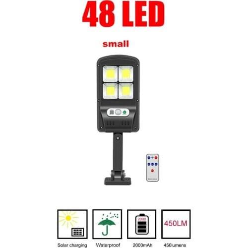 Tabular oblong Solar Light Super Bright Solar Lamp Large Battery Wireless Outdoor Garden Waterproof motion sensor remote control