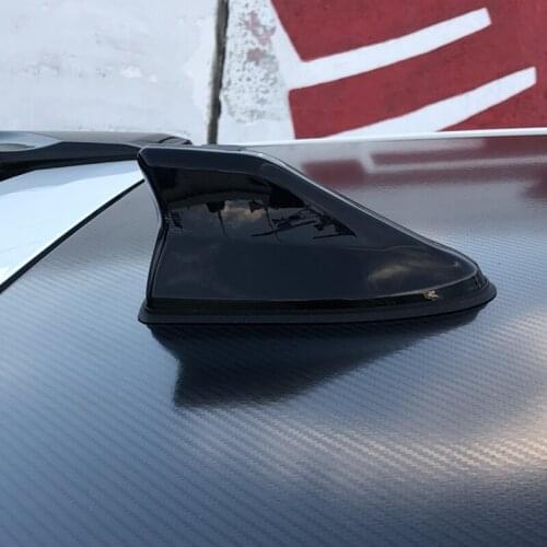 Waterproof shark fin antenna special auto car radio aerials Carbon Fiber Stronger signal Piano paint for Toyota Rav4