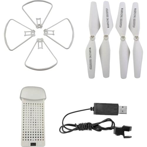 RC Drone SYMA Z3 Spare Part Z3 Propeller Protective Frame USB Charger Cable 3.7V 500mAh Battery Replacement Parts