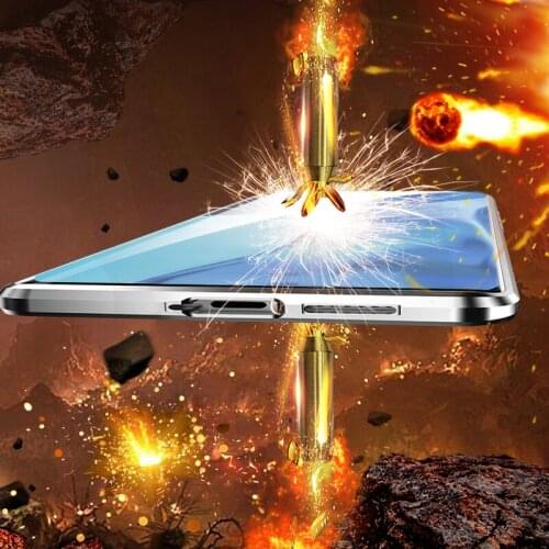 Camera Lens Protector One plus 9 Pro Magnetic Metal Case For Oneplus 9 Pro 1+9 360 Screen Full Cover Case Shockproof Glass Funda