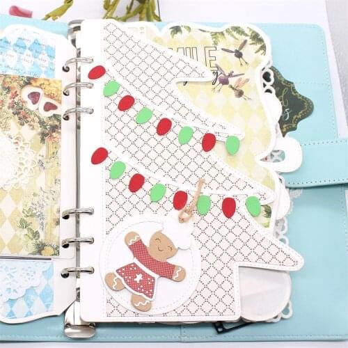 ZFPARTY Christmas Tree Planner Die Metal Cutting Dies Stencils for DIY Scrapbooking Decorative Embossing DIY Paper Cards