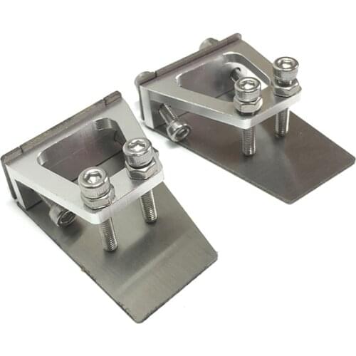 1Pair Electric Boat Trim Tab Flaps 30x40x13.5mm Metal Water Pressure Plate Board Spray Strip for Racing O Ship Model DIY Parts