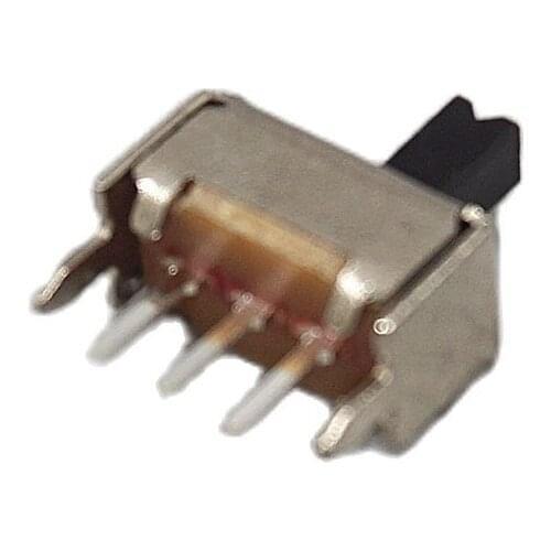 200PCS SS12D07 1P2T DIP 5PIN SPDT toggle switch handle length 4mm slide switches SS-12D07 ROHS Free shipping D