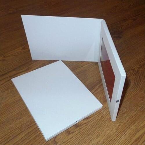 7inch video booklet HD Screen Brochure Universal Video Greeting Cards Fashion Design Video Advertising Cards (hyh-3070)