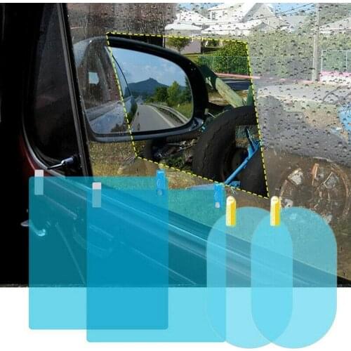70% Dropshipping!2 Pcs Anti Fog Waterproof Car Rearview Mirror Protective Film Rainproof StickersCar Sticker Accessories