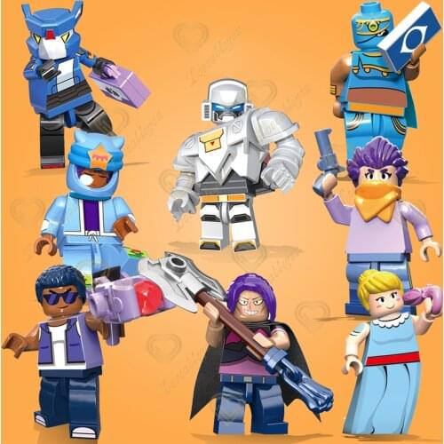 8 In 1 Leon Crow NEW War Hero Stars Action Figure Model Toys Game Cartoon Kids Toy Model Doll Collection Birthday Gift for Boy