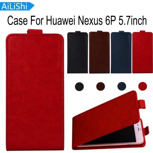 AiLiShi For Huawei Nexus 6P 5.7inch Case Top Quality Flip Fashion PU Protective Cover Skin Luxury Leather Case With Card Slot