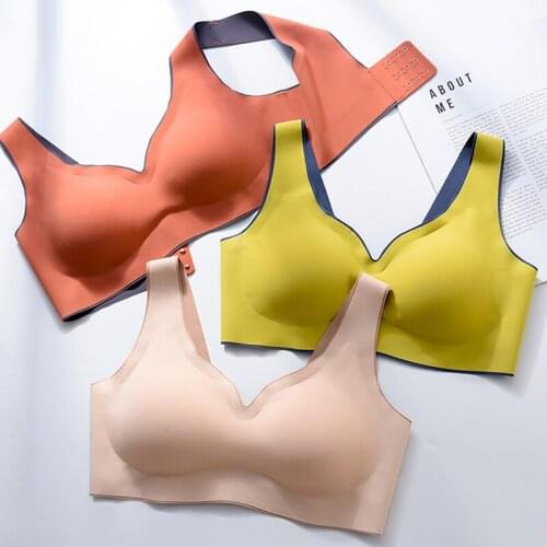 Wire Free Seamless Bra for Women Summer Sexy Intimates Push Up Brassiere Top Female Underwear Wireless Bra Lingerie Tube Top