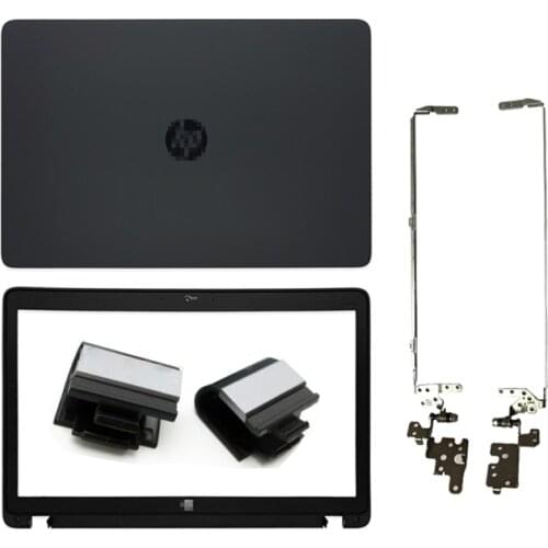 NEW Laptop LCD Back Cover/Front Bezel/Hinges/Hinge Cover For HP Probook 450 G1 455 G1 Top Case 721932-001 Black