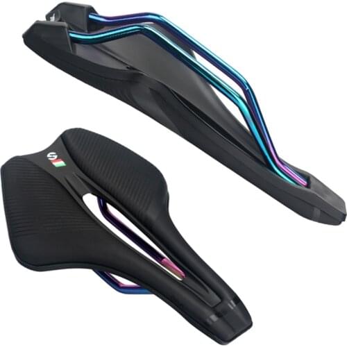 Colorful Bow Bicycle Saddle Shock Absorption Comfortable Bicycle Accessories Road Bike Widened Seat Mountain Bike Seat Cushion