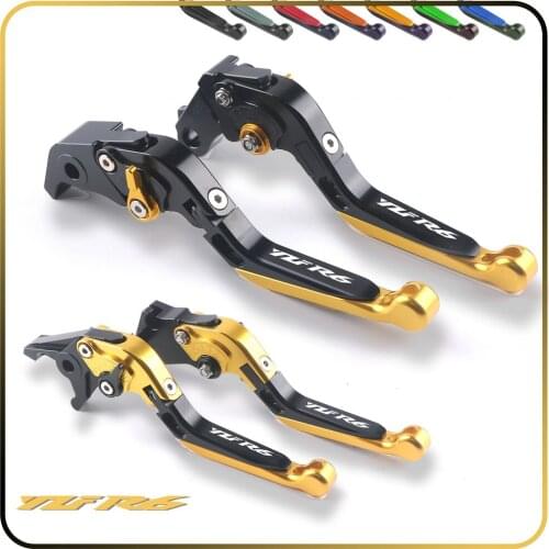 For Yamaha YZFR6 YZF R6 2005 2006 2007 2008 2009 2010 2011-2016 Motorcycle Accessories CNC Short Brake Clutch Levers LOGO YZFR6