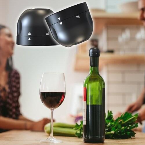 Leak-proof Vacuum Red Wine Bottle Stopper Plug Silicone Sealed Champagne Bottle Stopper Top Airless Save Fresh Bar Tools 2021