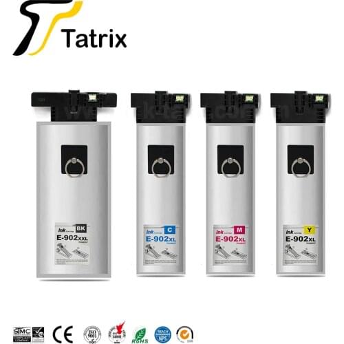 Tatrix T902XXL T902XL 902XL T902 Compatible Printer Ink Cartridge for Epson WorkForce Pro WF-C5710 WF-C5790