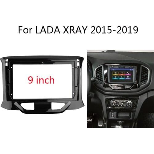 9 inch Car Radio Head Unit Frame Kit For LADA XRAY 2016 2017 2018 2019 Auto Stereo Dash Panel Fascia Center Console Holder
