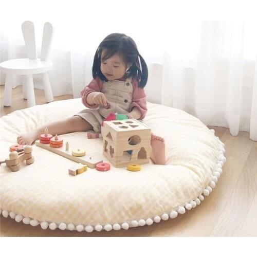New Colored Infant Toddler Round Cushion Kids Baby Support Seat Soft Chair Cushion Sofa Plush Pillow Toy Kids Room Climbing Mat