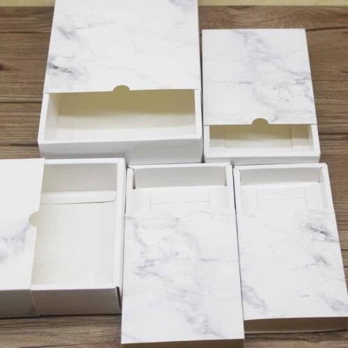 New 20pcs Fashion Marbling Packaging Box five size gift packaging Festival wedding banquet jewelry packaging storage candy box
