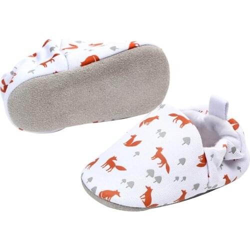 Baby Girls Boys First Walkers Soft Infant Toddler Shoes Cute Ainmal Flower Soles Crib Shoes Footwear Newborns baby shoes Gift