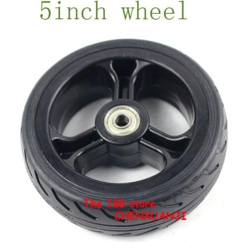 Popular design Inflation Wheel With Aluminium Alloy Hub With Inner Tube Electric Scooter Inch Pneumatic TireAp 5inch tyre Scoote