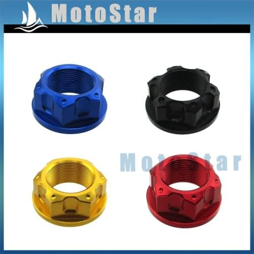 Steering Stem Nut For CRF50 XR50 KLX110 DRZ110 TTR110 Pit Dirt Bike