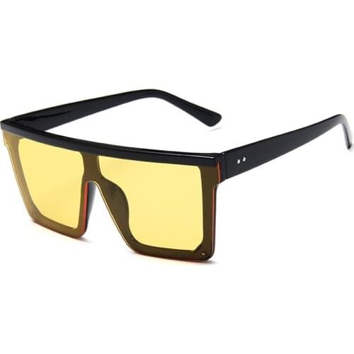 Fashion Square Sunglasses Women Sun Glasses Men Goggle New Shades Ladies Eyewear Oversized Designer Anti-UV Eyeglasses