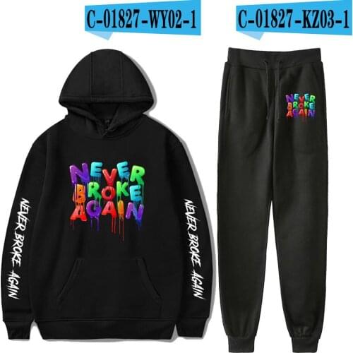 Womens Tracksuits Tracksuit Hoodies Pants Suit Spring Autumn Hooded Sweater New Arrival Youngboy Never Broke Again Fashion