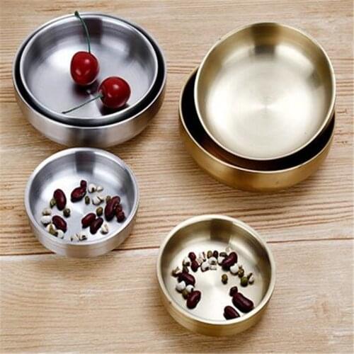 Stainless Steel Seasoning Dish Plate Multipurpose Snack Saucers Round Sauce kitchen Rice Container Picnic Use Tableware Plates