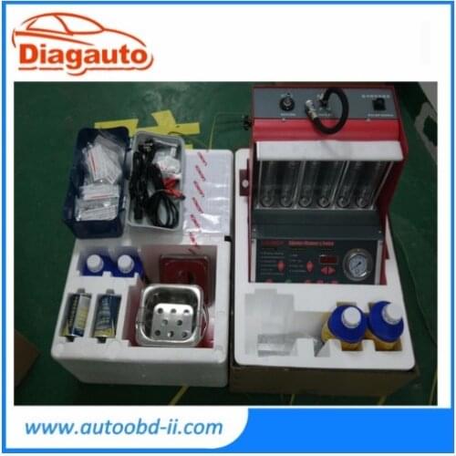 In Stock 100% Original 220V Launch CNC 602A 6 Cylinders Injector Cleaner & Tester with English Panel Launch CNC602