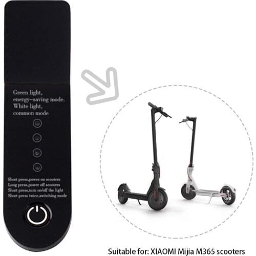 Ridefixing Dashboard Cover Replaced parts for Xiaomi M365 Scooter LED indicator panel Cover Replacement
