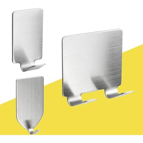 10pcs Multi-Purpose Metal Rack Hooks On Wall Mounted Organizer Holder Brush Broom Hanger Kitchen Bathroom Door Strong Plug Tool