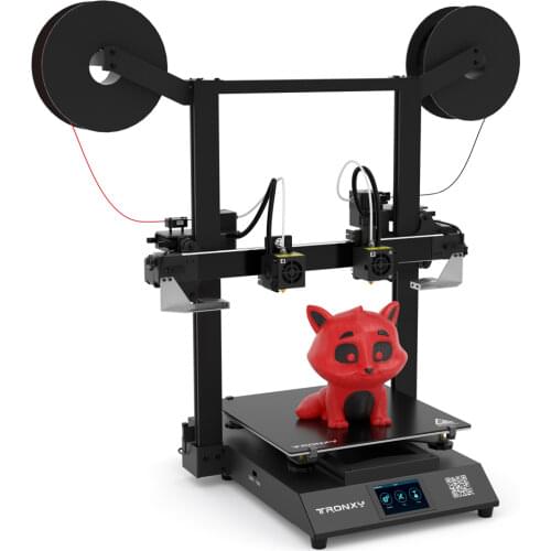 Tronxy GEMINI S IDEX Independent Dual Extruder 3D Printer Multicolor 2 color 2 Head Large FDM 3D Printing Machine