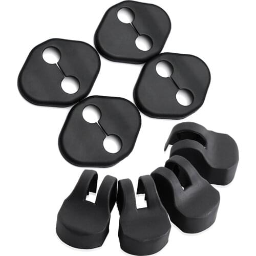 4Pcs Car Door Lock Protector Cover+4Pcs Door Check Arm Protection Cover For KIA RIO K2 Soul
