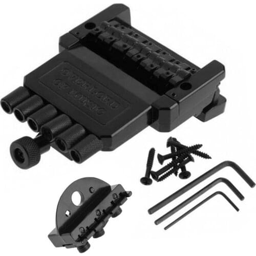 6 String Headless Guitar Tailpiece Saddle Tremolo Bridge Instrument Music Equipment Accessories Attachment