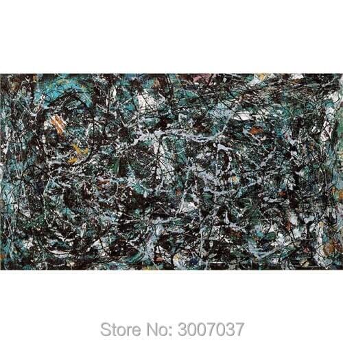 Jackson Pollock Abstract Oil Painting on Canvas Wall Art Painting Color Modern Painting Art Home Decoration Wall Pictures