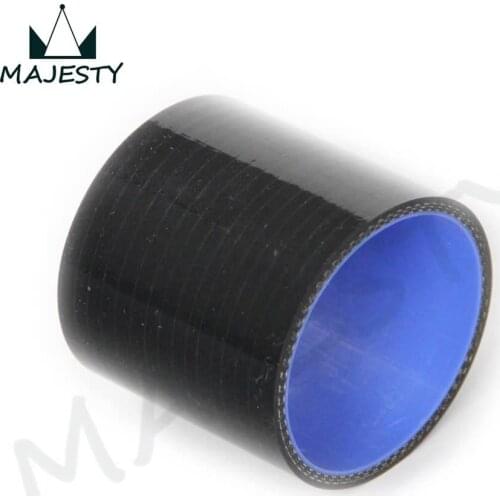 Racing Silicone Hose Straight Coupler Pipe Turbo hose Coolant Radiator Pipe 51mm 2" inch black