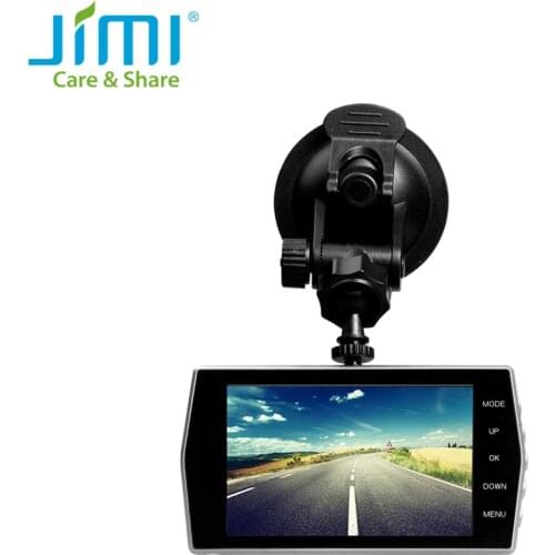 Jimi JC01 Newest Hot Car DVR Car Camera Dash Camera 4 Inch Dual Lens Full HD Rearview Camera Night Vision G-sensor Car Recorder