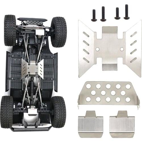 RC Metal Chassis Guard Body Protector for Axial SCX10 III 1:10 Scale RC Crawler Hobby Model Accessories
