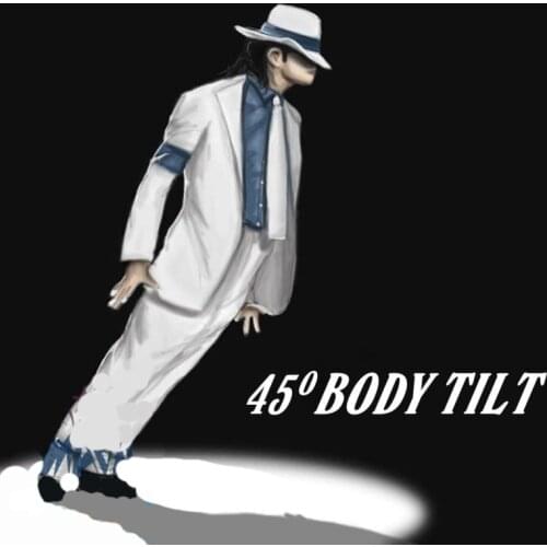 Body Tilt 45, The Lean 1, Only Gimmicks (Prepare Shoes By Yourself) Magic Tricks Stage Magic Prop Professional Magician Gimmick