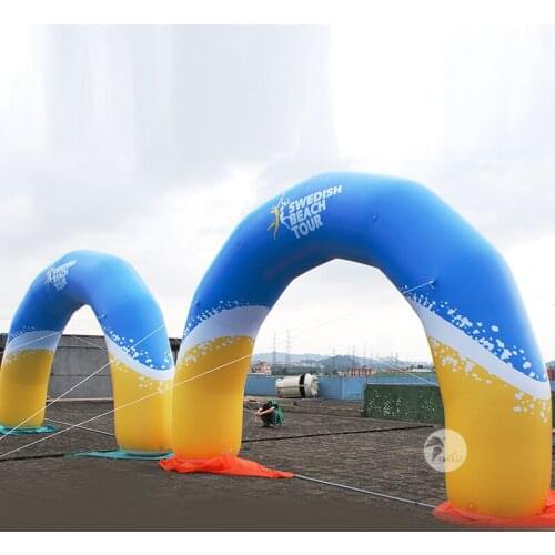 New Design Arc Advertisement 4x4 Wheel Arches Mega Event PVC Inflatable Arch