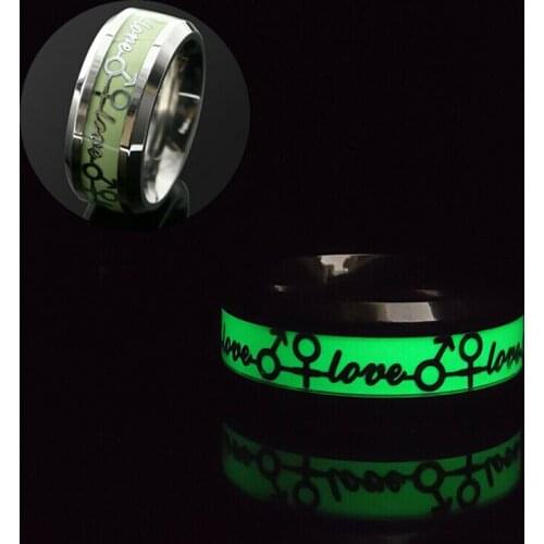 New Design Luminous Stainless Steel Cock Ring Specil Glans Ring Stop Premature Ejaculation Erection Chastity Devices