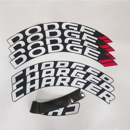 Universal Car Label Letter Tire Lettering Stickers Car Tuning 3D PVC Permanent Joined Tyre Decoration Decals 8 Pcs/Lot