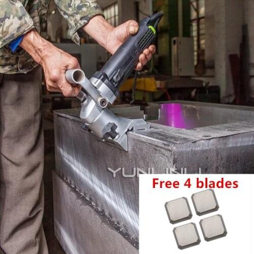 1400W High Power Portable Bevelling Machine Right Angle Inverted Edge Professional Beveling chamfering Machine Free 4 blades